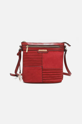 Nicole Lee USA Scallop Stitched Crossbody Bag Trendsi