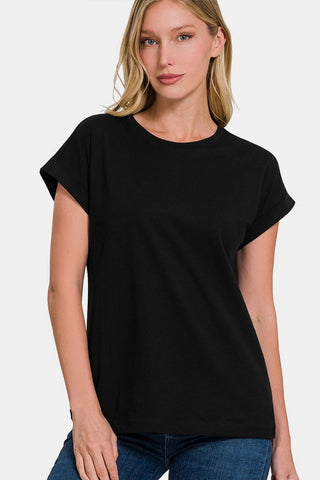 Zenana Crew Neck Short Sleeve T-Shirt Trendsi