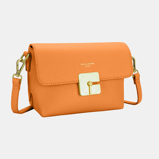 David Jones PU Leather Crossbody Bag Trendsi