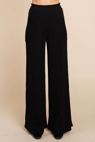 Culture Code Full Size High Waist Wide Leg Pants Trendsi