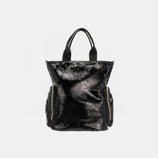 Nicole Lee USA Sequin Patch Tote Trendsi