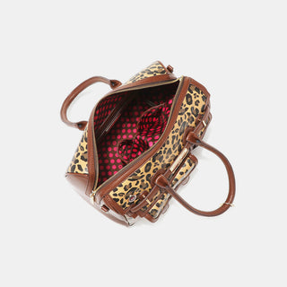 Nicole Lee USA Leopard Boston Bag Trendsi