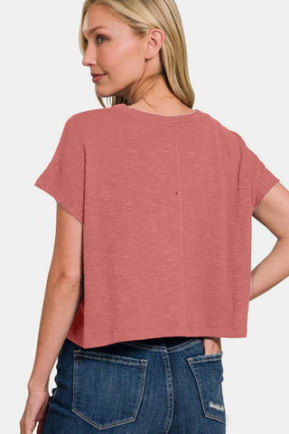 Zenana Round Neck Short Sleeve T-Shirt Trendsi