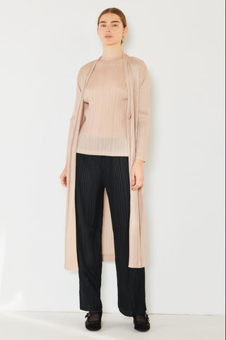 Marina West Swim Pleated Long Sleeve Cardigan Trendsi