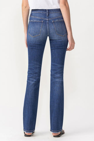 Lovervet Full Size Rebecca Midrise Bootcut Jeans Trendsi