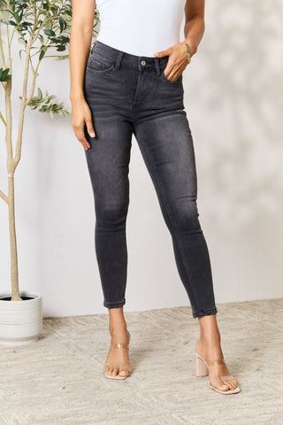 BAYEAS Cropped Skinny Jeans Trendsi