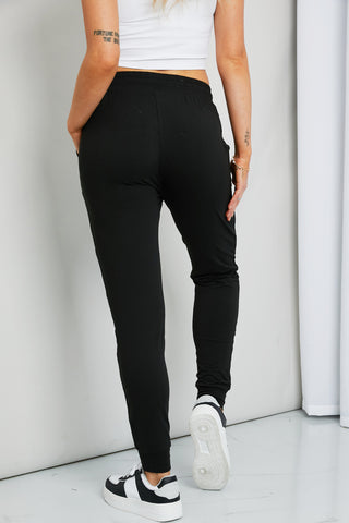 Leggings Depot Drawstring Waist Joggers Trendsi