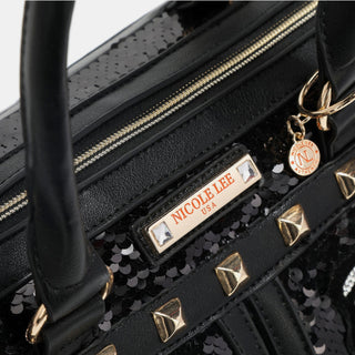 Nicole Lee USA Sequin Patch Boston Bag Trendsi