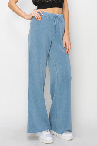 HYFVE Drawstring Wide Leg Pants Trendsi