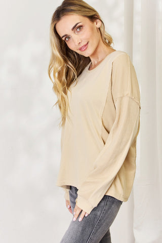 HEYSON Full Size Mineral Wash Thermal Top Trendsi