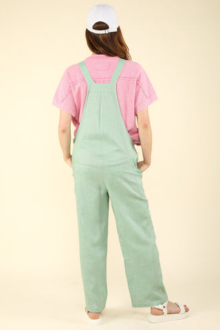 VERY J Knot Strap Jumpsuit with Pockets Trendsi