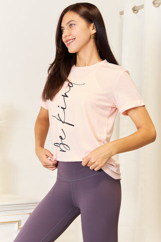 Simply Love BE KIND Graphic Round Neck T-Shirt Trendsi