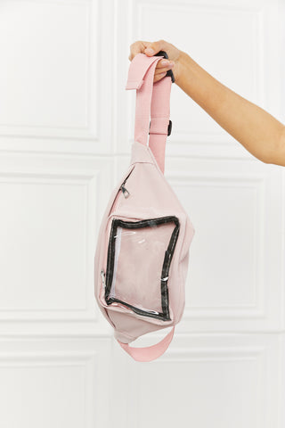 Fame Doing Me Waist Bag in Pink Trendsi