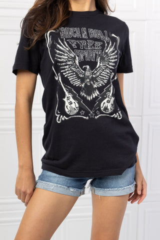 mineB Full Size Free Spirit Graphic Tee Trendsi