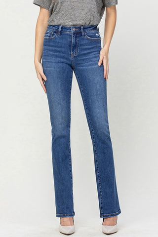 Vervet by Flying Monkey High Waist Bootcut Jeans Trendsi