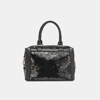 Nicole Lee USA Sequin Patch Boston Bag Trendsi