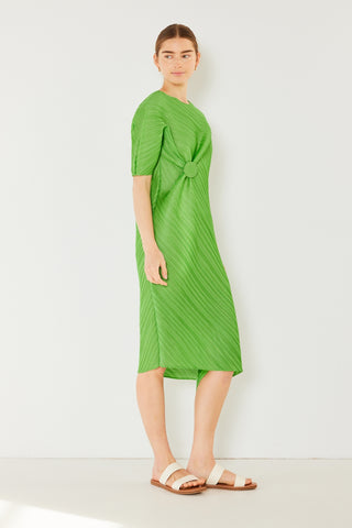 Marina West Swim Pleated Dolman Sleeve Dress Trendsi