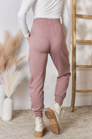 RISEN Drawstring Pocketed Joggers Trendsi