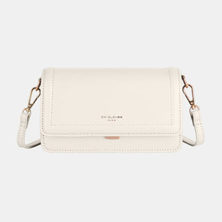 David Jones PU Leather Crossbody Bag Trendsi