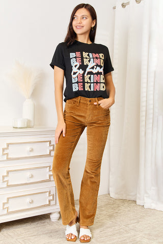 Simply Love BE KIND Graphic Round Neck T-Shirt Trendsi