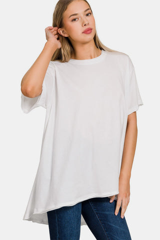 Zenana Round Neck Short Sleeve T-Shirt Trendsi