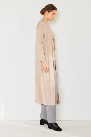 Marina West Swim Pleated Long Sleeve Cardigan Trendsi