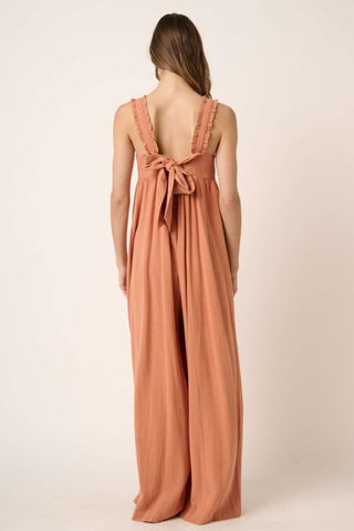 Mittoshop Sleeveless Wide Leg Jumpsuit Trendsi