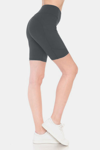 Leggings Depot Full Size High Waist Active Shorts Trendsi