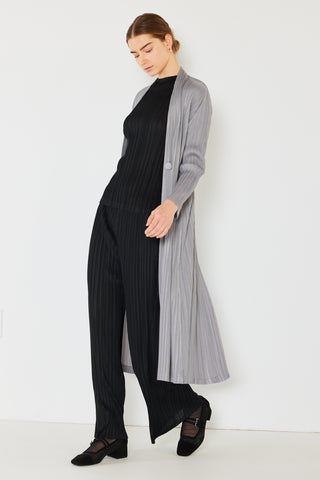 Marina West Swim Pleated Long Sleeve Cardigan Trendsi