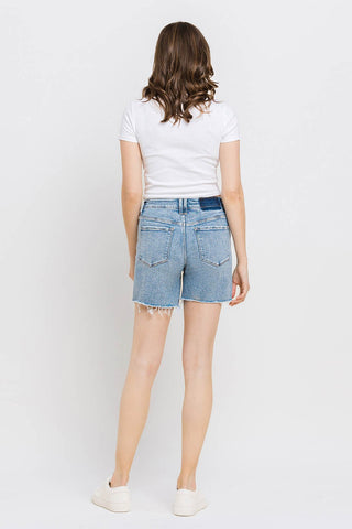 Vervet by Flying Monkey High Rise Denim Shorts Trendsi