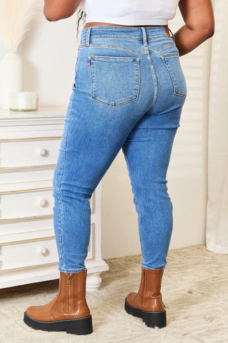 Judy Blue Full Size High Waist Skinny Jeans Trendsi