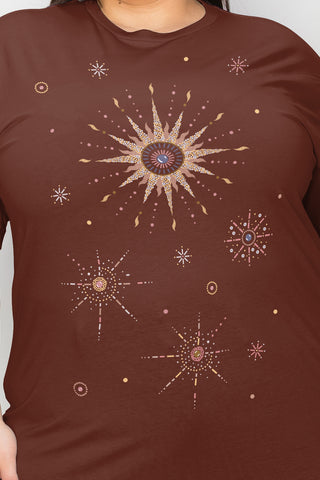 Simply Love Full Size Space Galaxy Constellation Graphic T-Shirt Trendsi