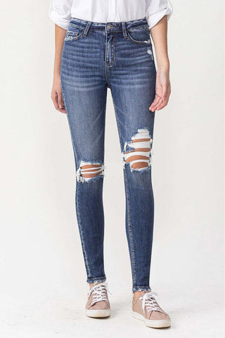 Lovervet Hayden Full Size High Rise Skinny Trendsi