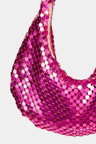 Fame Sequin Disc Handbag Trendsi