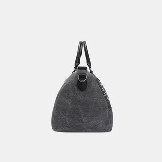 Nicole Lee USA Denim Patch Duffel Trendsi