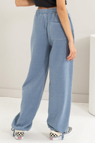 HYFVE Stitched Design Drawstring Sweatpants Trendsi