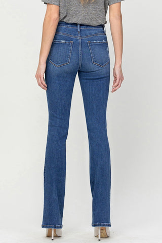 Vervet by Flying Monkey High Waist Bootcut Jeans Trendsi