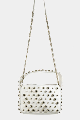 Fame Ball Studded Square Handbag Trendsi