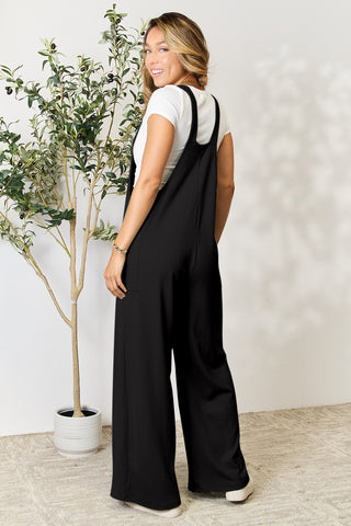 Double Take Full Size Wide Strap Overall with Pockets Trendsi