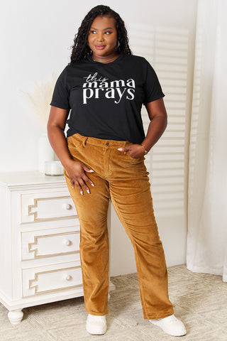 Simply Love THIS MAMA PRAYS Graphic T-Shirt Trendsi