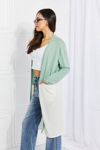 Culture Code Until You Came Color Block Duster Cardigan Trendsi