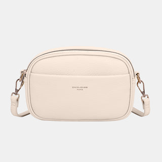 David Jones PU Leather Small Crossbody Bag Trendsi