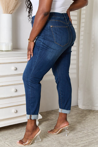 Judy Blue Full Size Skinny Cropped Jeans Trendsi