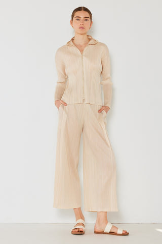 Marina West Swim Pleated Wide-Leg Pants with Side Pleat Detail Trendsi