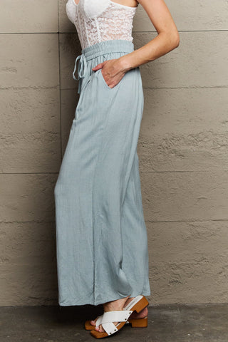 HEYSON More For You Wide Leg Pants Trendsi