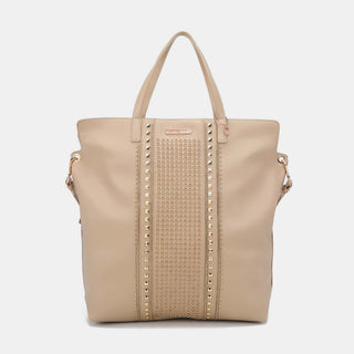 Nicole Lee USA Studded Large Tote Bag Trendsi