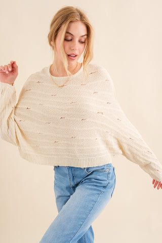 And The Why Dolman Sleeves Sweater Trendsi