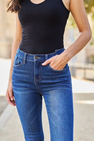 BAYEAS Skinny Cropped Jeans Trendsi