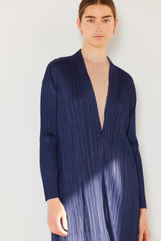 Marina West Swim Pleated Long Sleeve Cardigan Trendsi