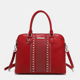 Nicole Lee USA Studded Decor Handbag Trendsi